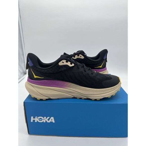 Hoka One One Men's Challenger ATR 7 GTX Gore-Tex Black/Oatmeal Trail Sz 9 New - Picture 7 of 10
